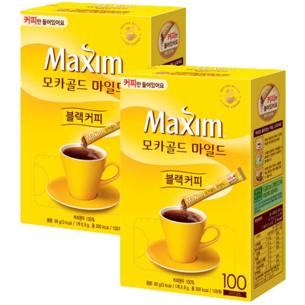 맥심 모카골드 블랙커피 커피만 200T (10